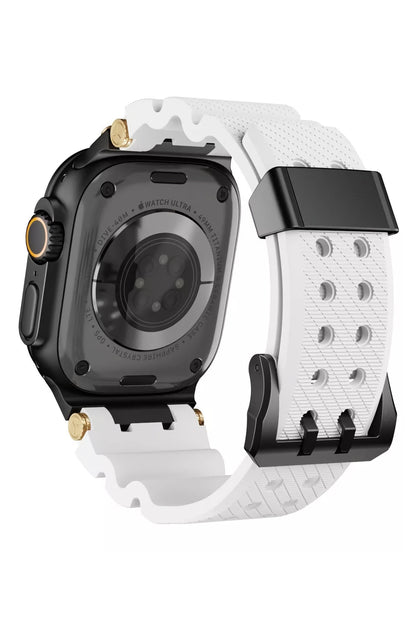 Apple Watch Ultra Uyumlu Gripline Kordon Nimbus Siyah Toka