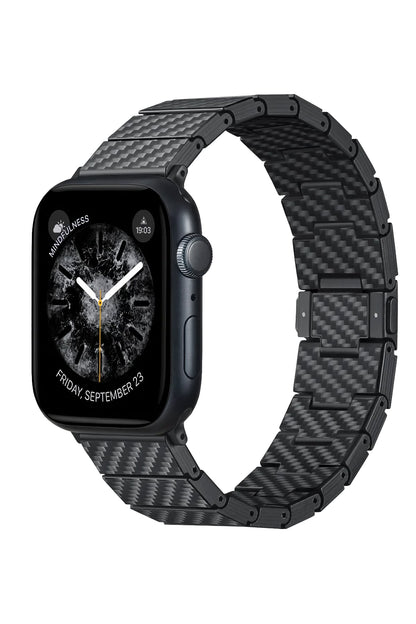 Apple Watch / Ultra Uyumlu Karbon Fiber Kordon Modern