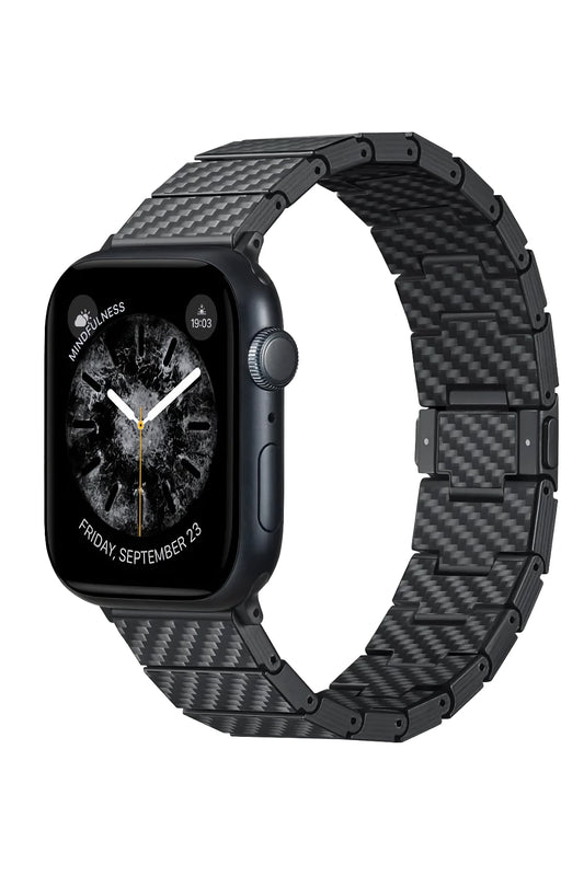 Apple Watch / Ultra Uyumlu Karbon Fiber Kordon Modern