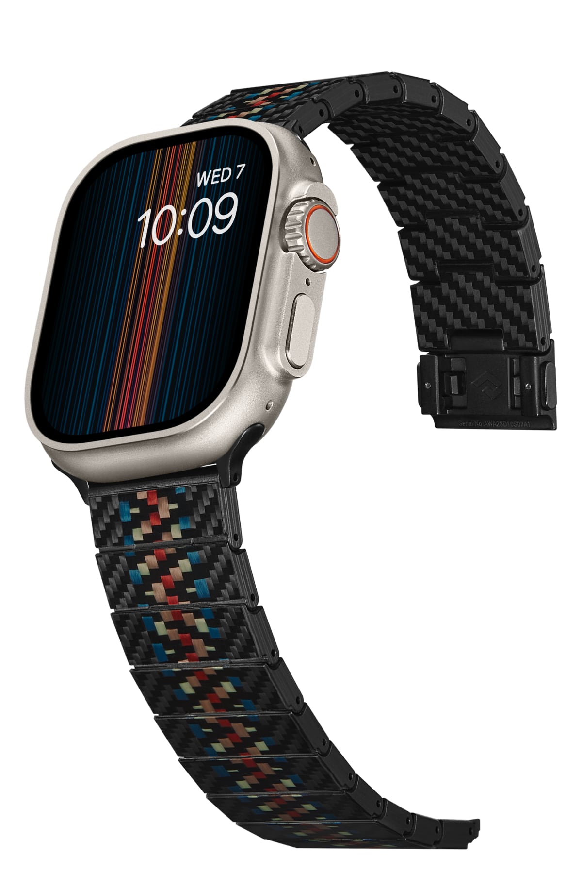 Apple Watch / Ultra Uyumlu Karbon Fiber Kordon Rhapsody