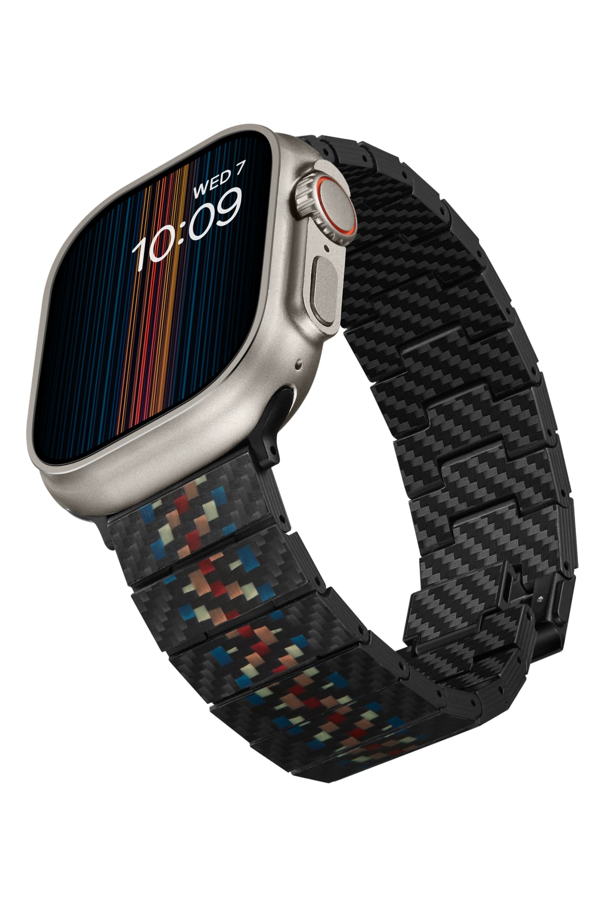 Apple Watch / Ultra Uyumlu Karbon Fiber Kordon Rhapsody