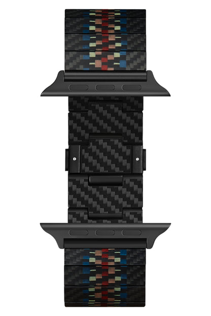 Apple Watch / Ultra Uyumlu Karbon Fiber Kordon Rhapsody