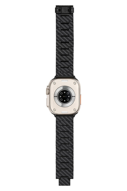 Apple Watch / Ultra Uyumlu Karbon Fiber Kordon Rhapsody