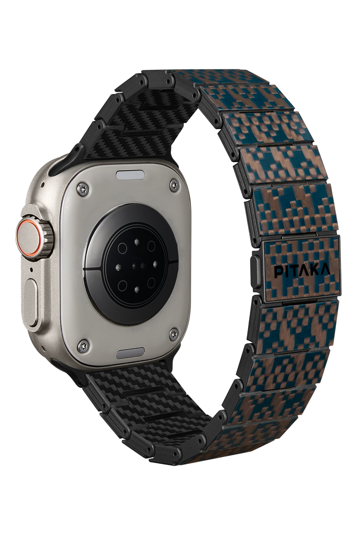 Apple Watch / Ultra Uyumlu Karbon Fiber Kordon Stairs