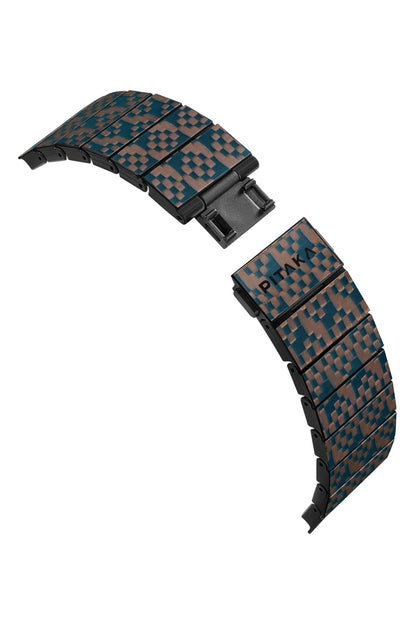 Apple Watch / Ultra Uyumlu Karbon Fiber Kordon Stairs