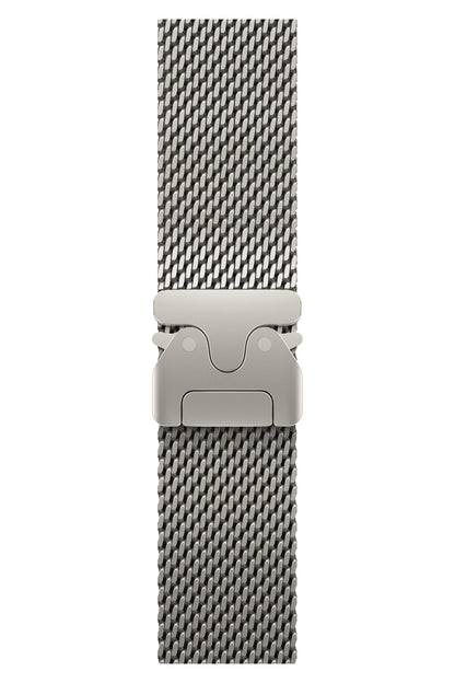 Apple Watch Ultra Uyumlu Kalın Örgü Milano Loop Natürel