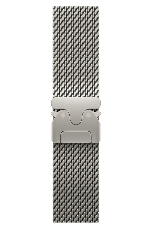 Apple Watch Ultra Uyumlu Kalın Örgü Milano Loop Natürel