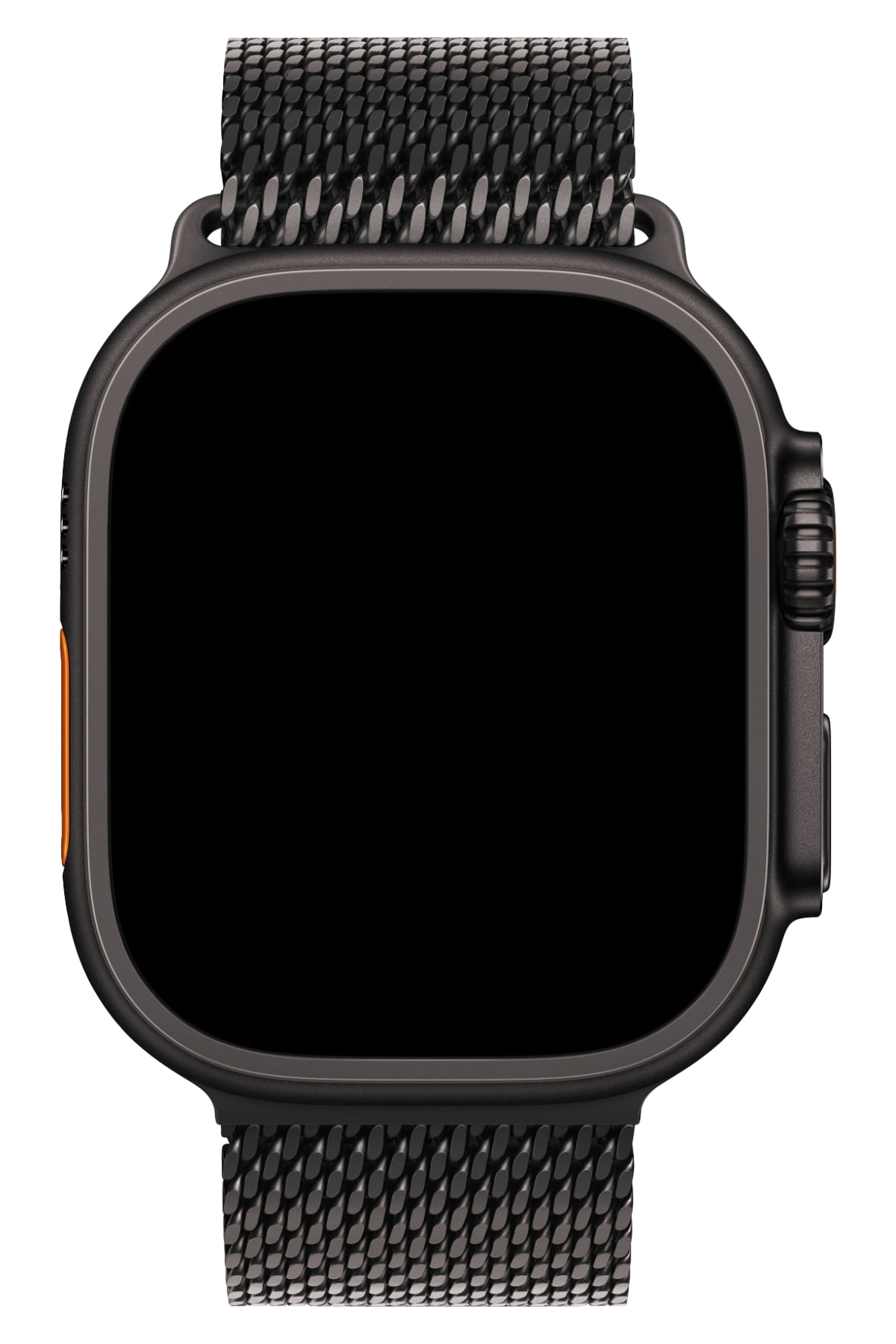 Apple Watch Ultra Uyumlu Titanyum Milano Loop Siyah