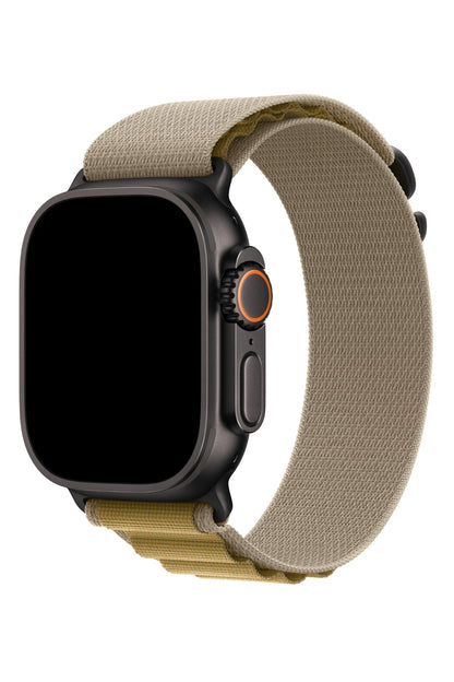 Apple Watch Uyumlu Alpine Loop Kordon Kahve