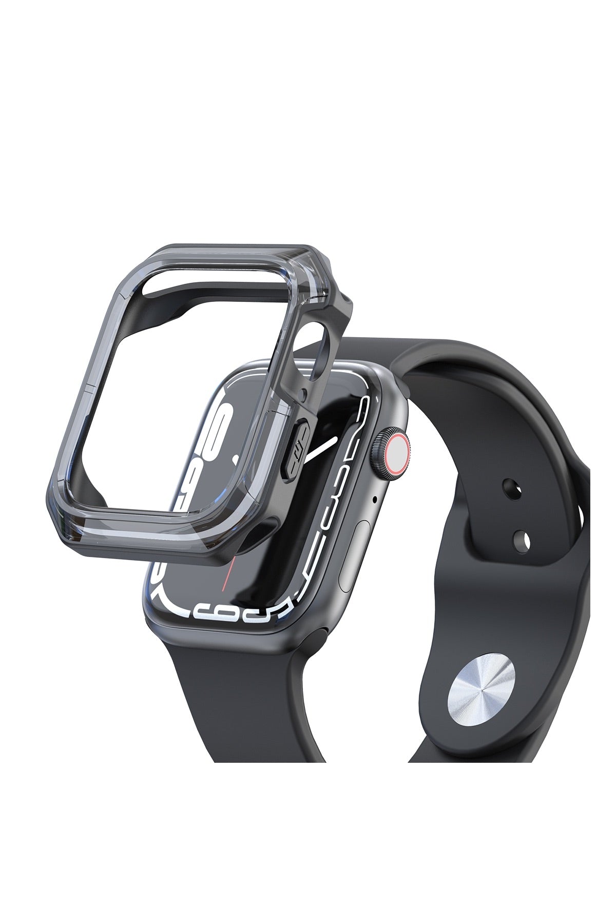 Apple Watch Uyumlu Armor Kasa Koruyucu Dark Black