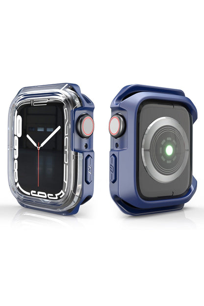 Apple Watch Uyumlu Armor Kasa Koruyucu Dark Blue