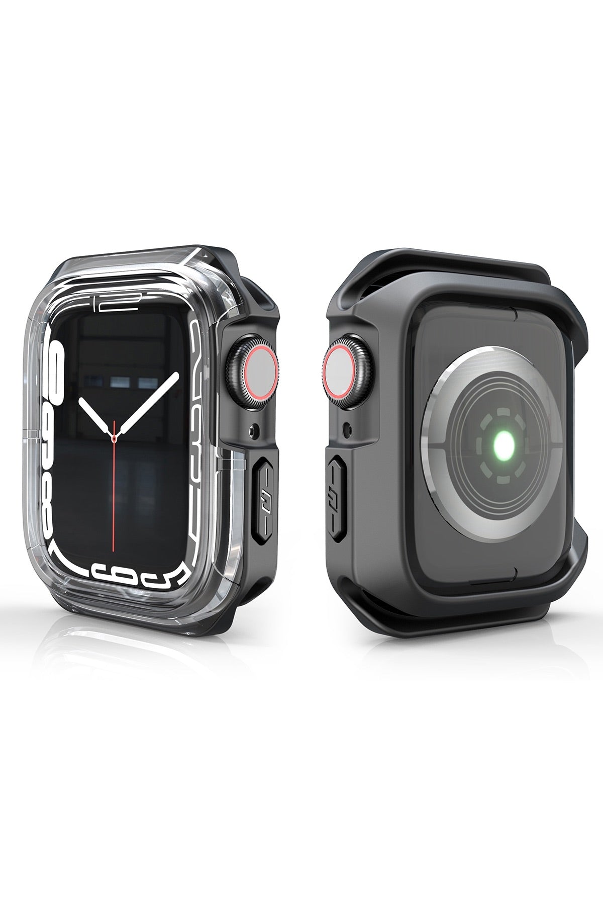 Apple Watch Uyumlu Armor Kasa Koruyucu Soft Black