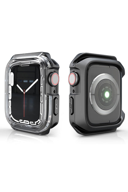 Apple Watch Uyumlu Armor Kasa Koruyucu Soft Black