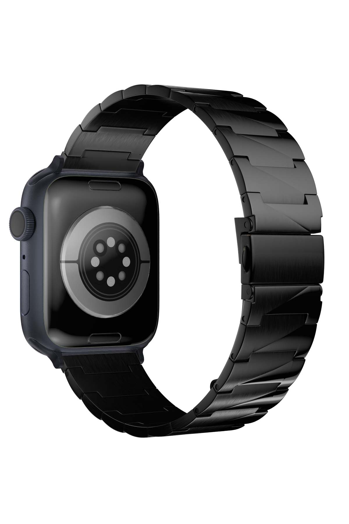 Apple Watch Uyumlu Artus Loop Çelik Kordon Soot