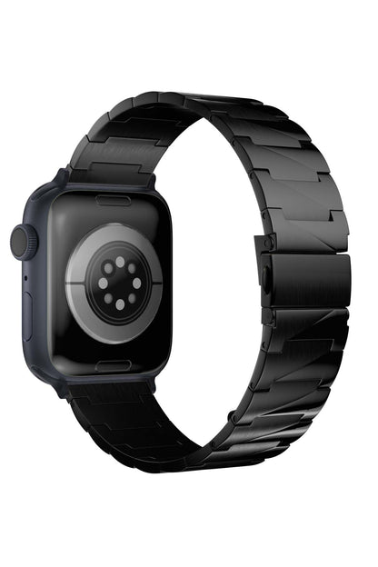 Apple Watch Uyumlu Artus Loop Çelik Kordon Soot
