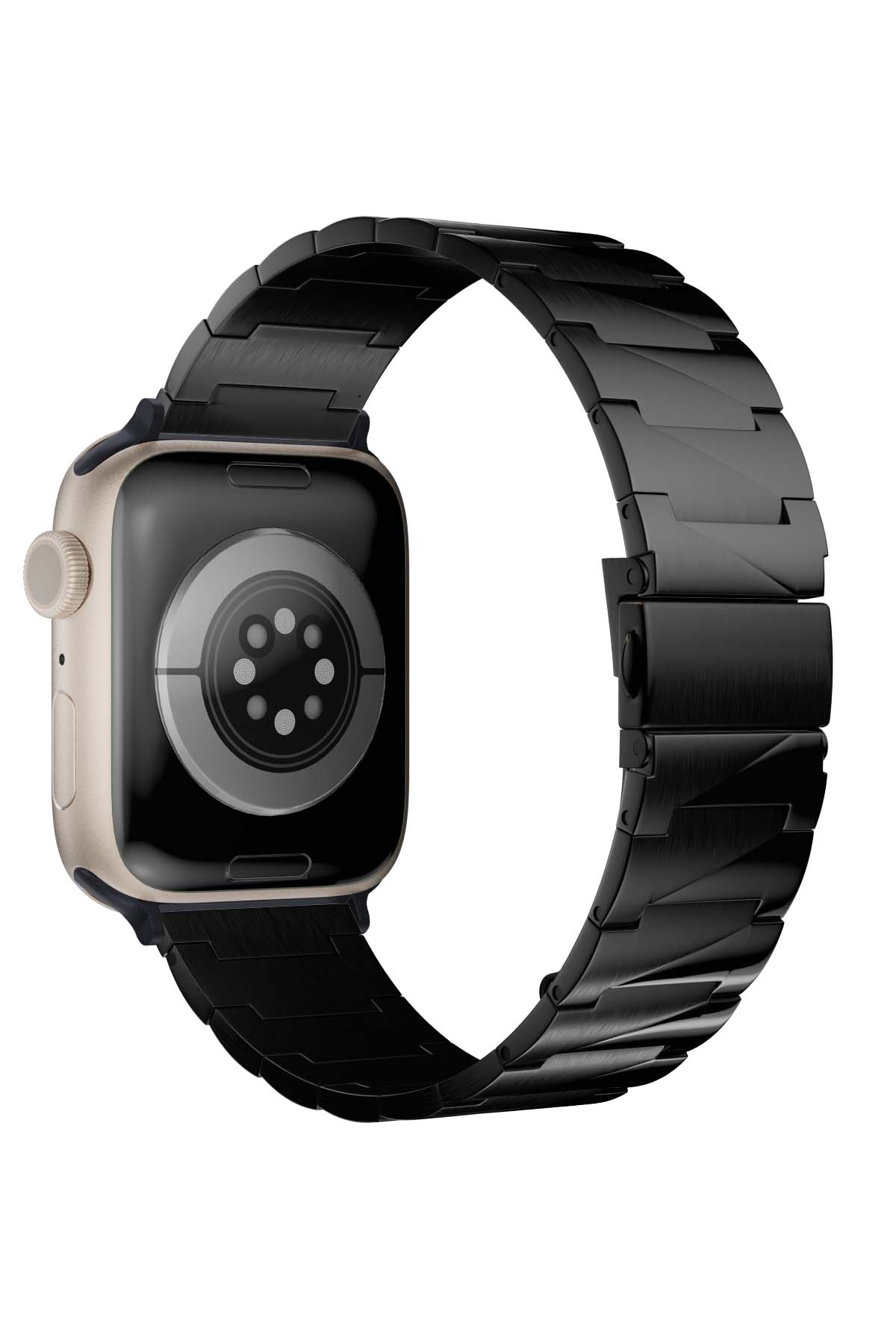 Apple Watch Uyumlu Artus Loop Çelik Kordon Soot