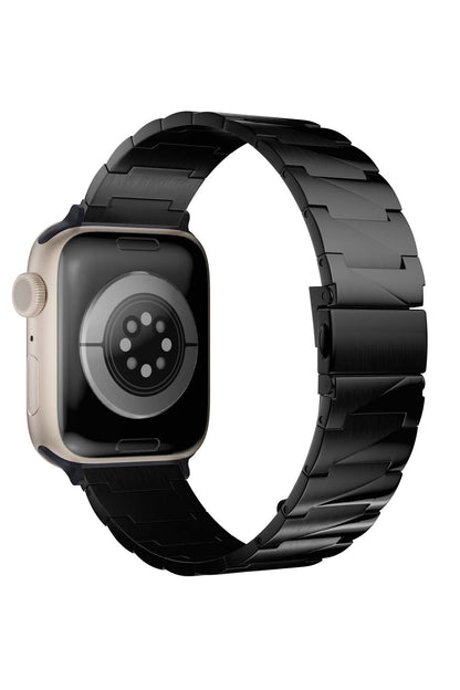 Apple Watch Uyumlu Artus Loop Çelik Kordon Soot