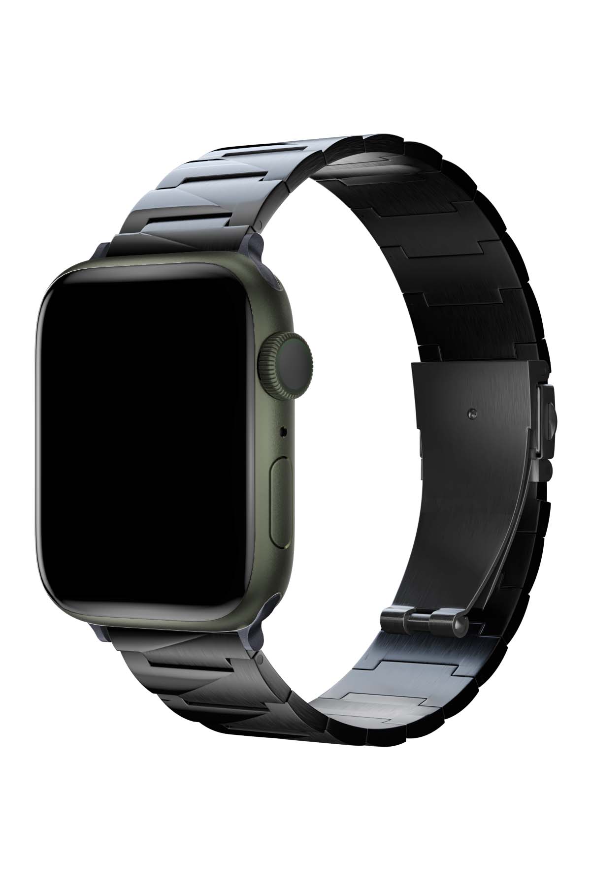Apple Watch Uyumlu Artus Loop Çelik Kordon Soot