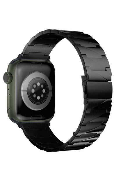 Apple Watch Uyumlu Artus Loop Çelik Kordon Soot