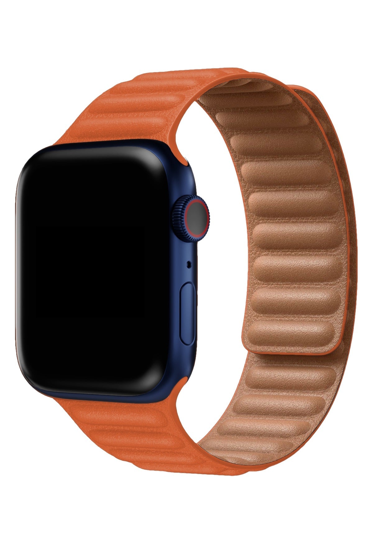 Apple Watch Uyumlu Baklalı Deri Loop Kordon Agat