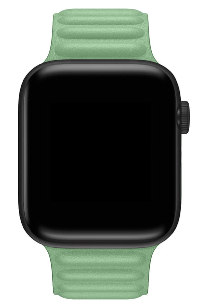 Apple Watch Uyumlu Baklalı Deri Loop Kordon Aventurin