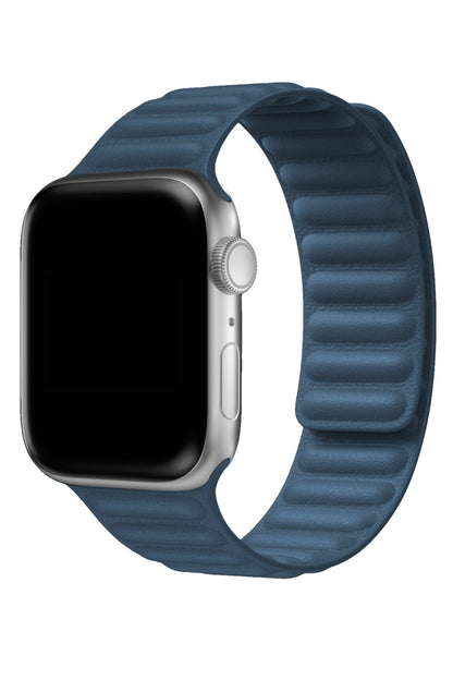 Apple Watch Uyumlu Baklalı Deri Loop Kordon Limpid