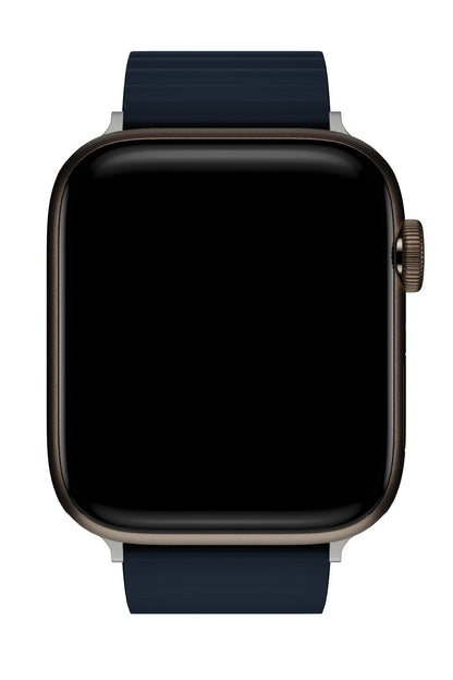 Apple Watch Uyumlu Baklalı Louis Loop Kordon Admiral Blue