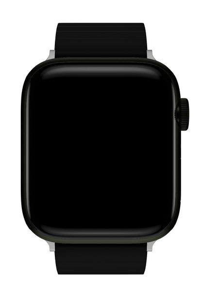 Apple Watch Uyumlu Baklalı Louis Loop Kordon Black Aureolin