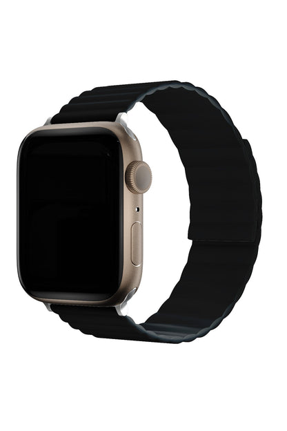 Apple Watch Uyumlu Baklalı Louis Loop Kordon Neutral Black