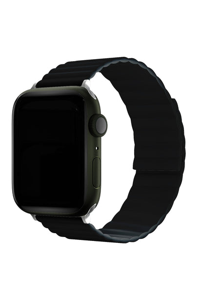 Apple Watch Uyumlu Baklalı Louis Loop Kordon Neutral Black