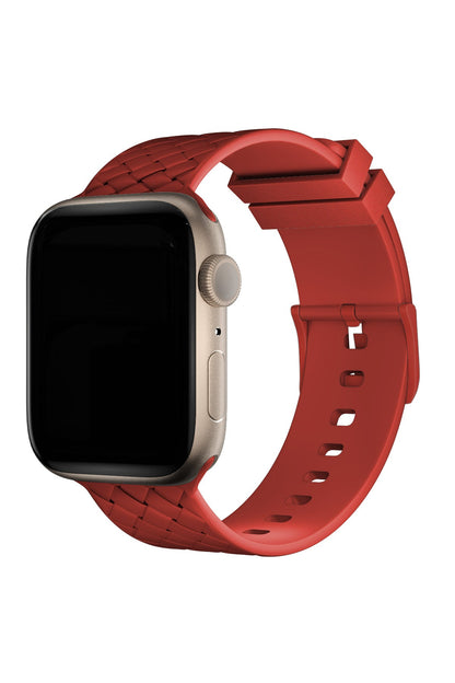 Apple Watch Uyumlu Bias Silikon Loop Kordon Auburn
