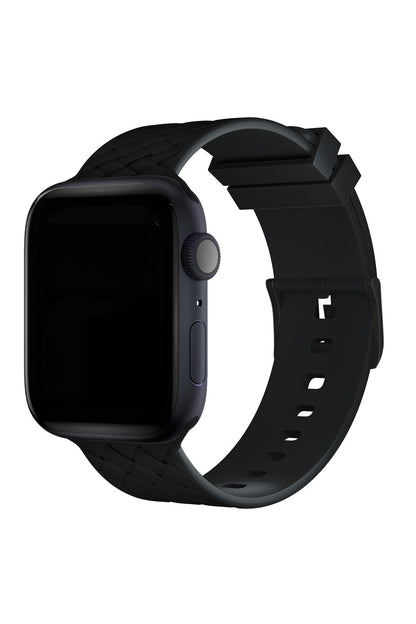 Apple Watch Uyumlu Bias Silikon Loop Kordon Coal Black