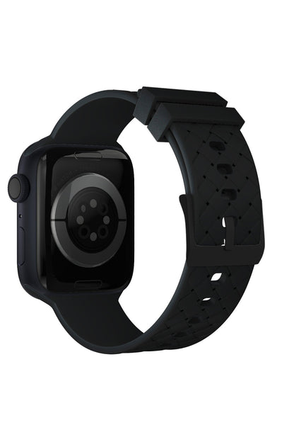 Apple Watch Uyumlu Bias Silikon Loop Kordon Coal Black