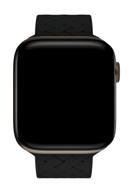 Apple Watch Uyumlu Bias Silikon Loop Kordon Coal Black