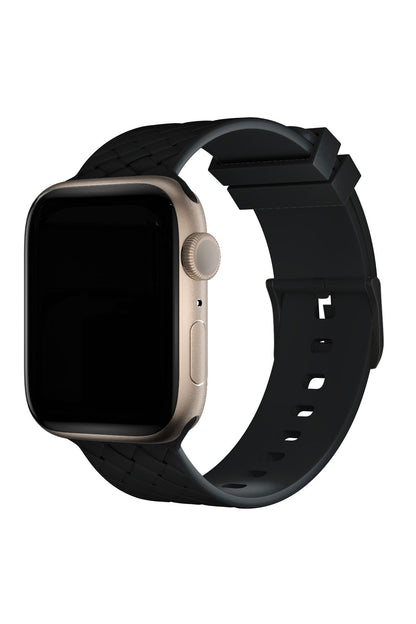 Apple Watch Uyumlu Bias Silikon Loop Kordon Coal Black