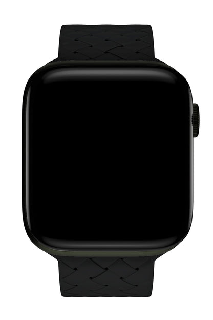 Apple Watch Uyumlu Bias Silikon Loop Kordon Coal Black