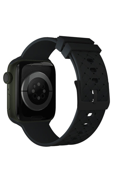 Apple Watch Uyumlu Bias Silikon Loop Kordon Coal Black
