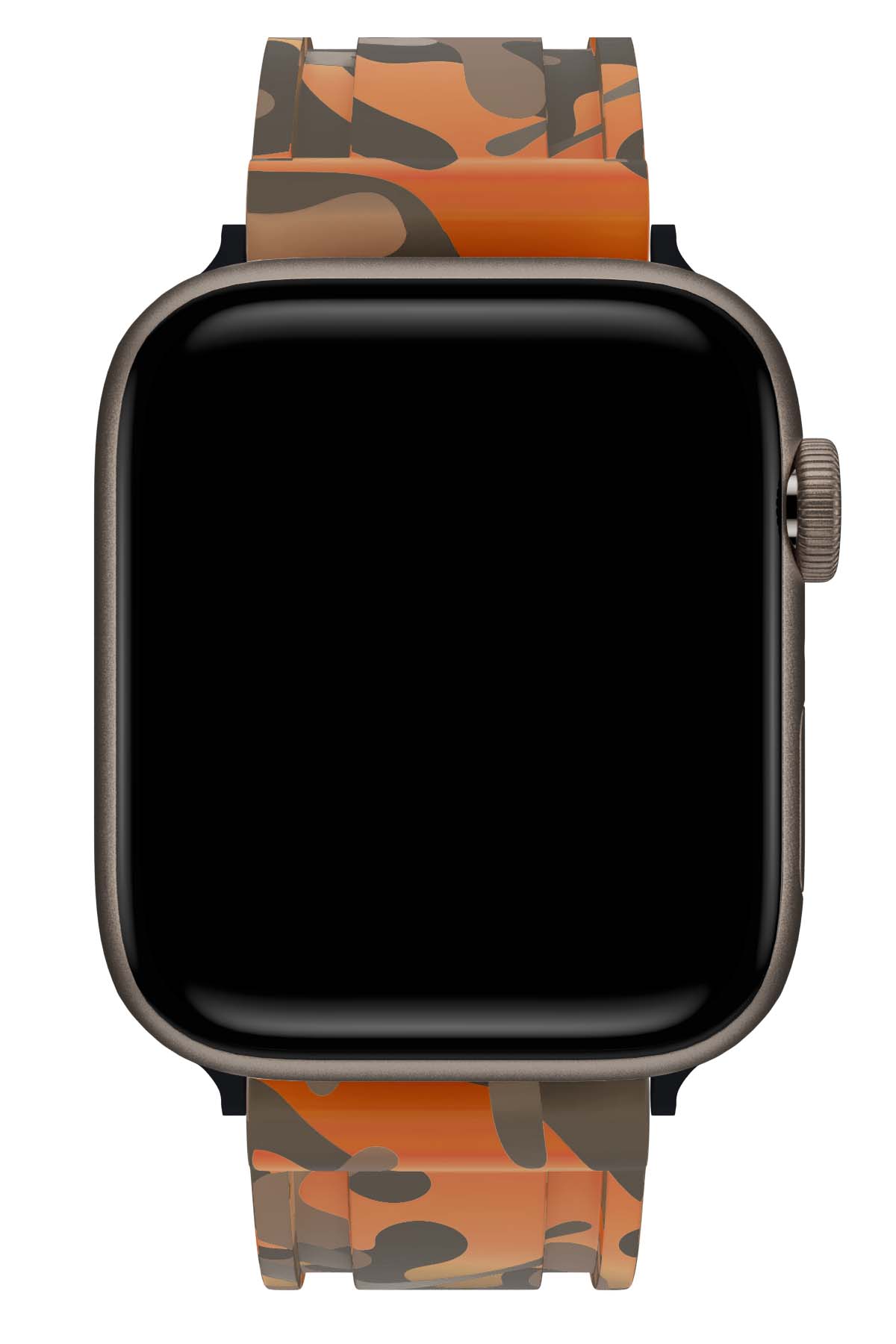 Apple Watch Uyumlu Camouflage Loop Silikon Kordon Copper