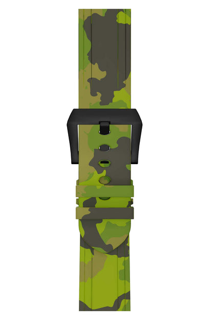 Apple Watch Uyumlu Camouflage Loop Silikon Kordon Reseda