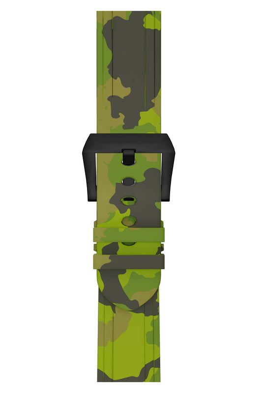 Apple Watch Uyumlu Camouflage Loop Silikon Kordon Reseda