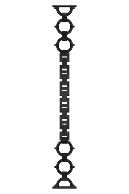 Apple Watch Uyumlu Chain Loop Kordon Frost Black