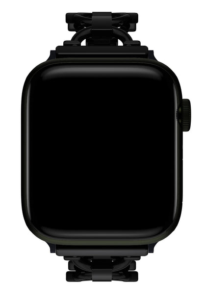 Apple Watch Uyumlu Chain Loop Kordon Frost Black