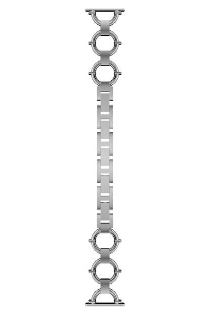 Apple Watch Uyumlu Chain Loop Kordon Light Gray
