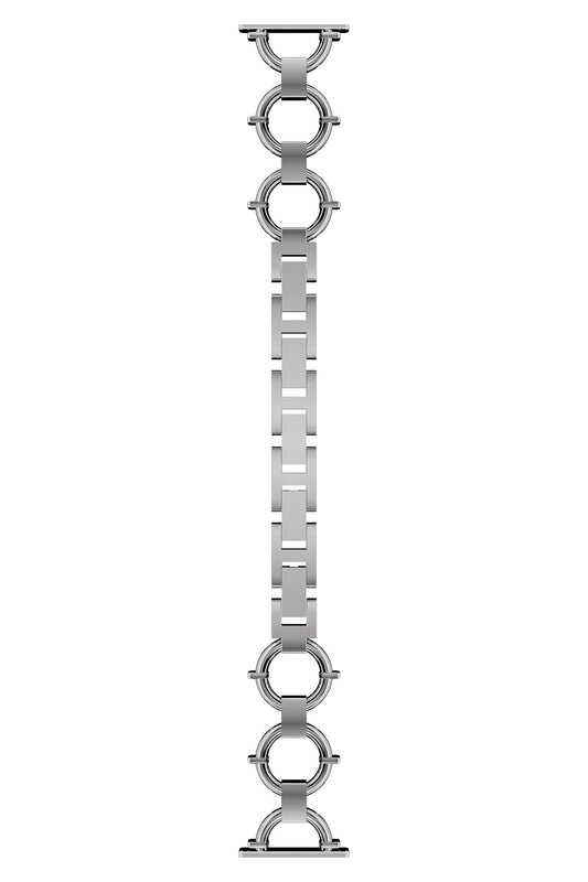 Apple Watch Uyumlu Chain Loop Kordon Light Gray