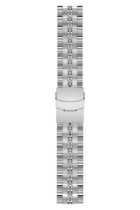 Apple Watch Uyumlu Çelik Steelmaster Loop Kordon Bright Gray