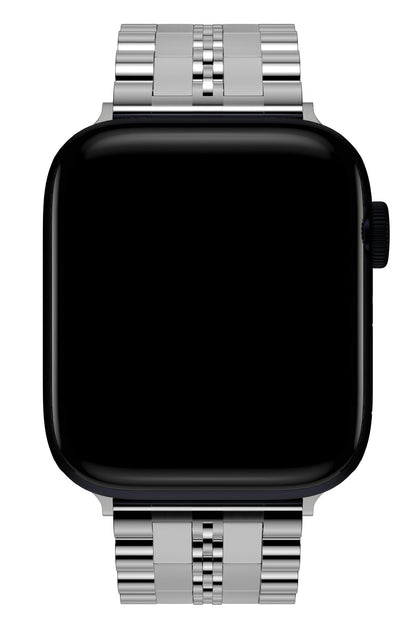 Apple Watch Uyumlu Çelik Steelmaster Loop Kordon Bright Gray