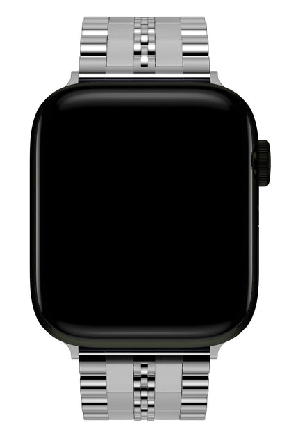 Apple Watch Uyumlu Çelik Steelmaster Loop Kordon Bright Gray