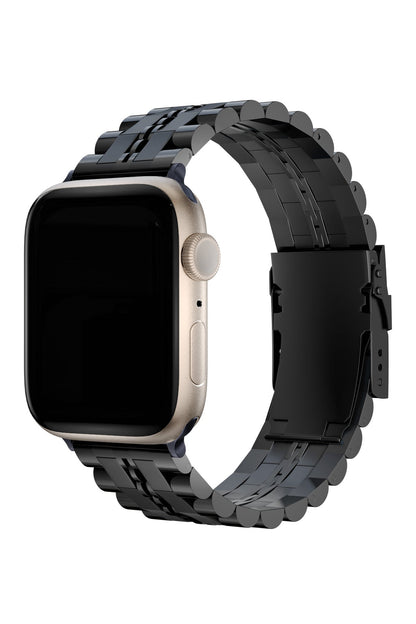Apple Watch Uyumlu Çelik Steelmaster Loop Kordon Grease