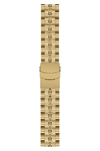 Apple Watch Uyumlu Çelik Steelmaster Loop Kordon Royal Yellow