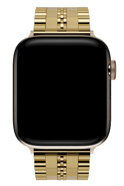 Apple Watch Uyumlu Çelik Steelmaster Loop Kordon Royal Yellow
